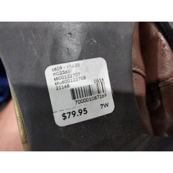 NWT Lane Bryant Slouchy Brown Wide-Calf Knee-High Boot/Sz. 7W - Picture 8 of 10